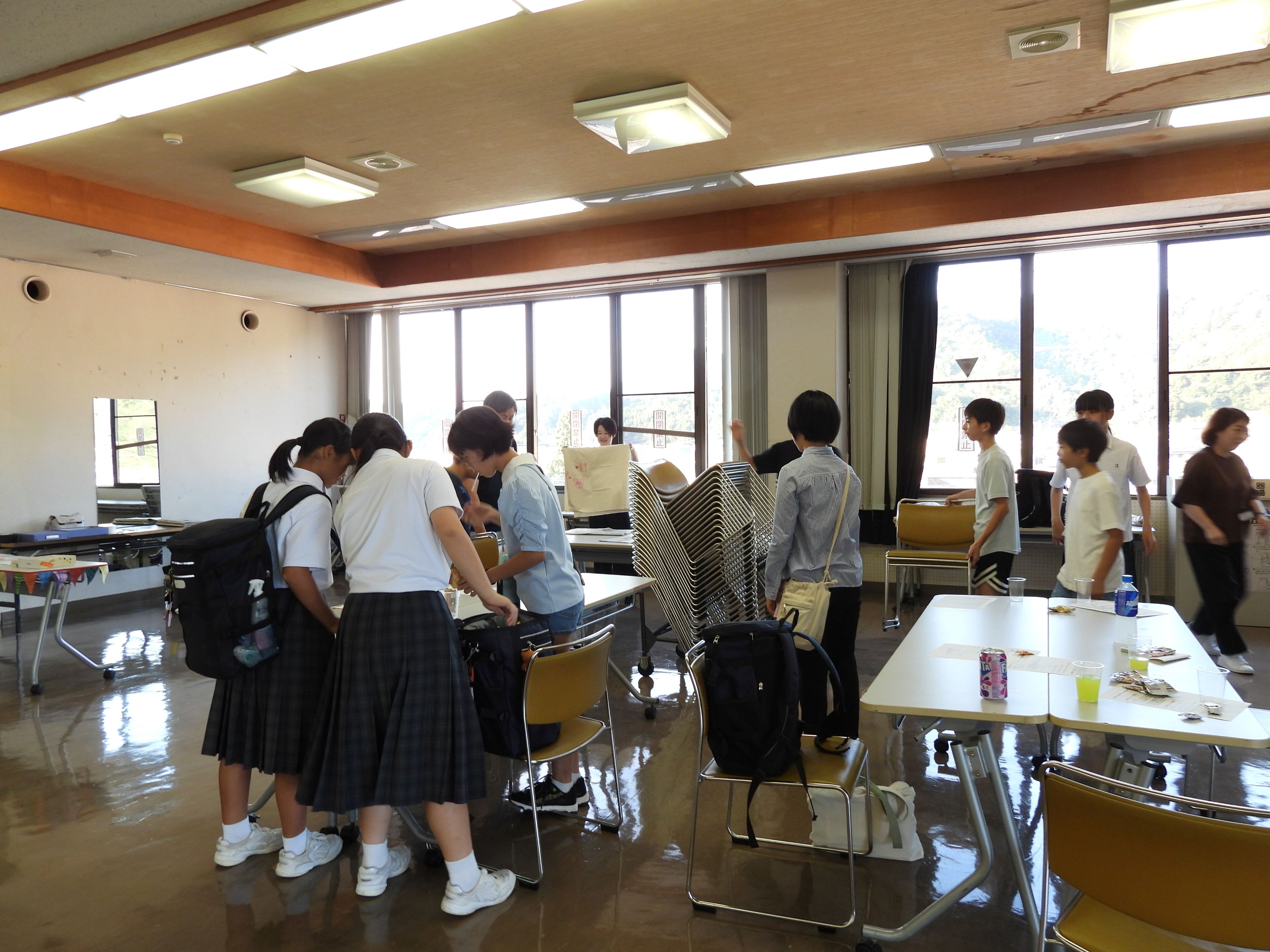 みんなでお片付け