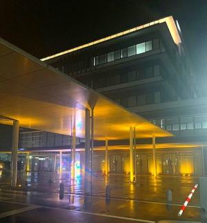 R7イエローライトアップ＠唐津市